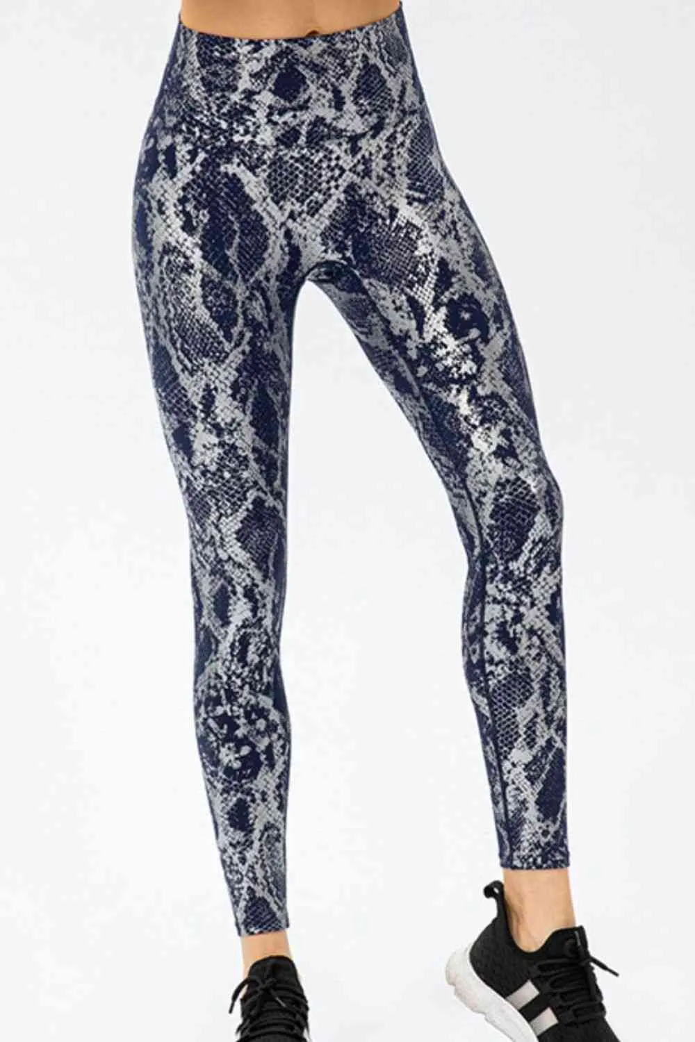 Animal Print Active Pants - Plus