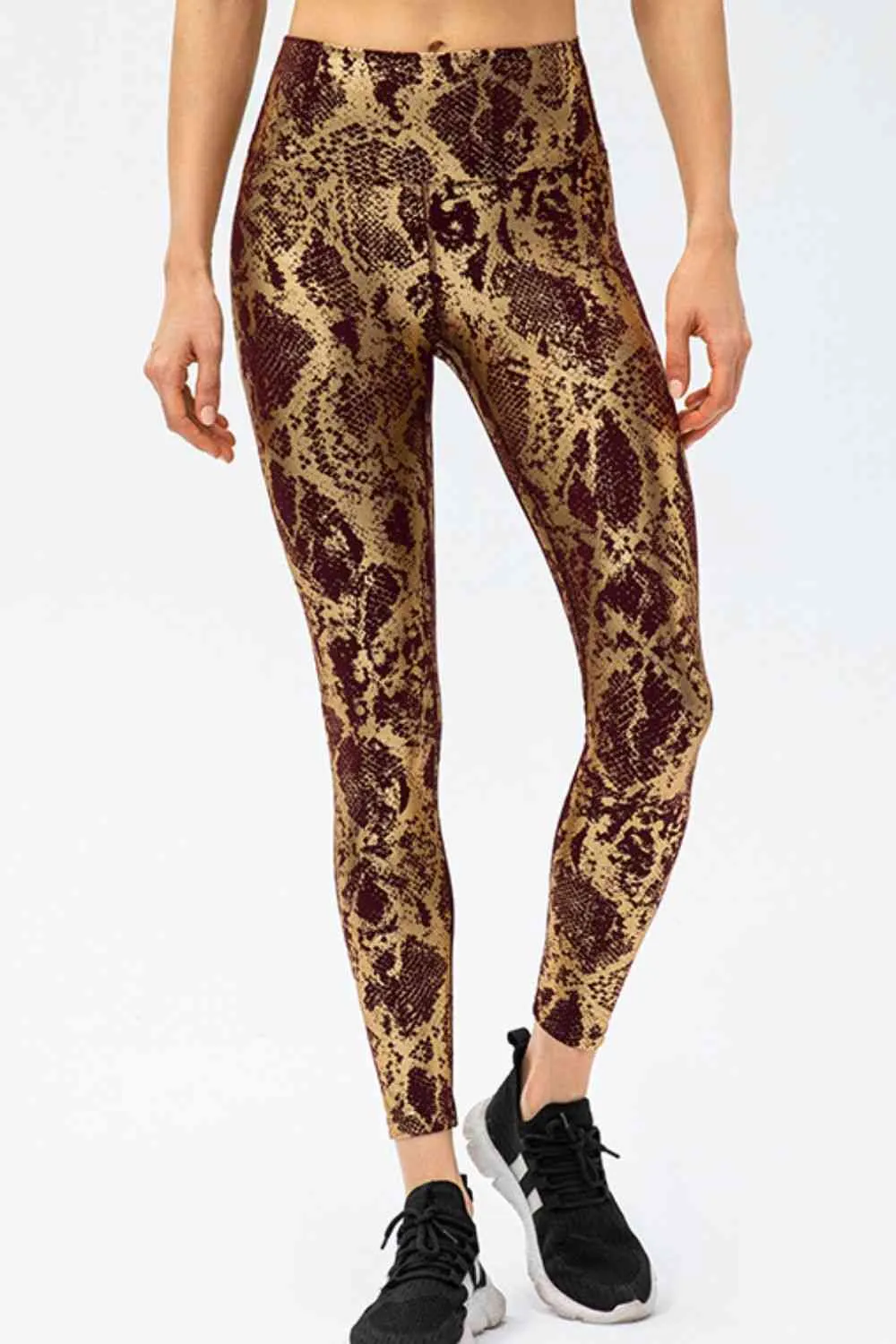 Animal Print Active Pants - Plus