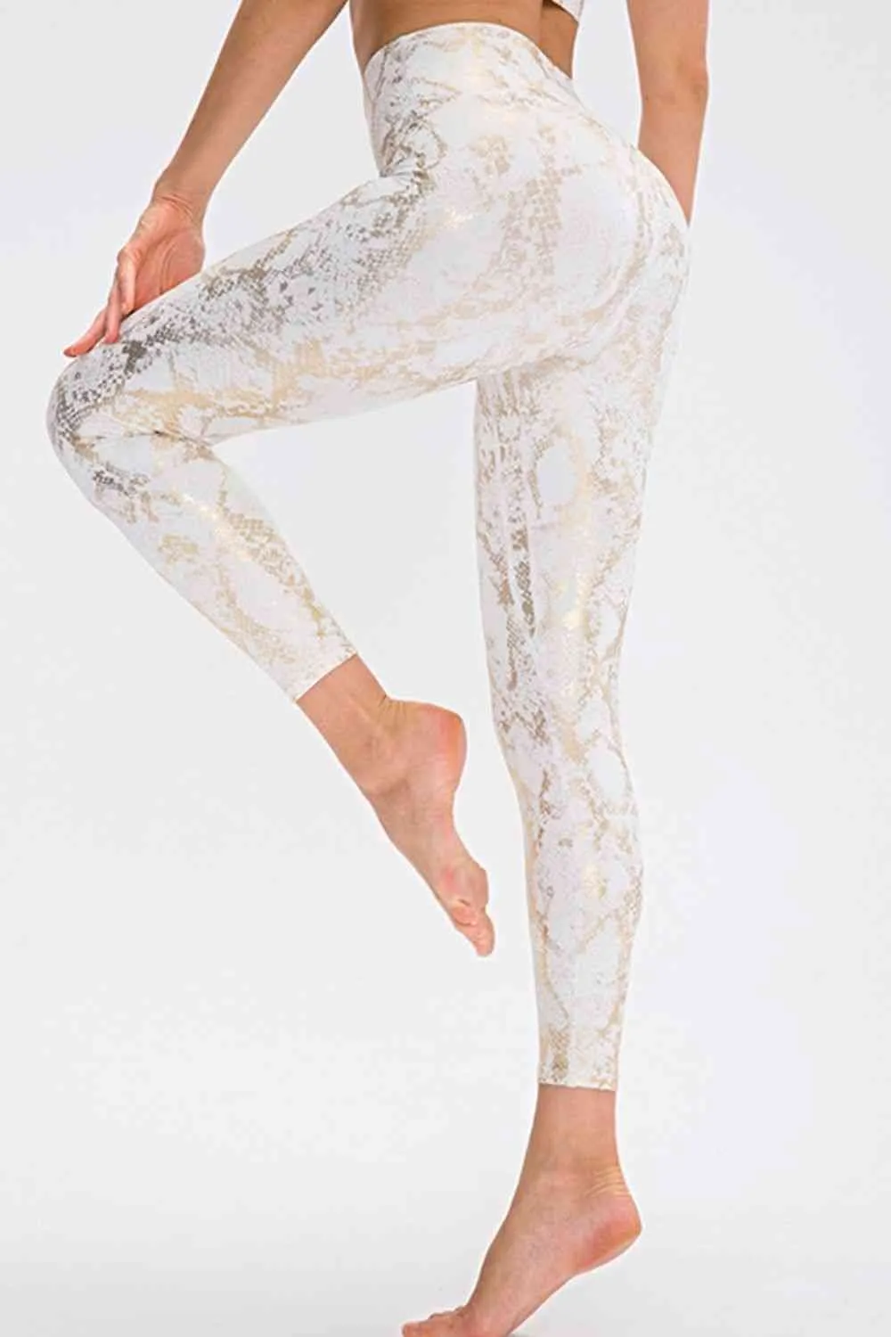 Animal Print Active Pants - Plus