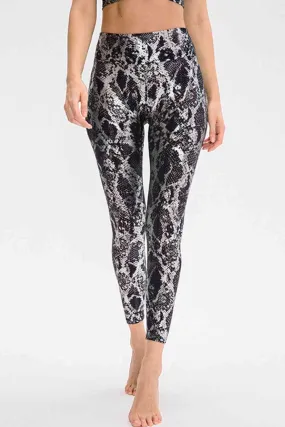 Animal Print Active Pants - Plus