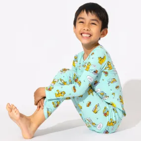 Bellabu Bear Garfield: Lazy Mondays Bamboo Pants Set Kids Long Sleeved Pajamas