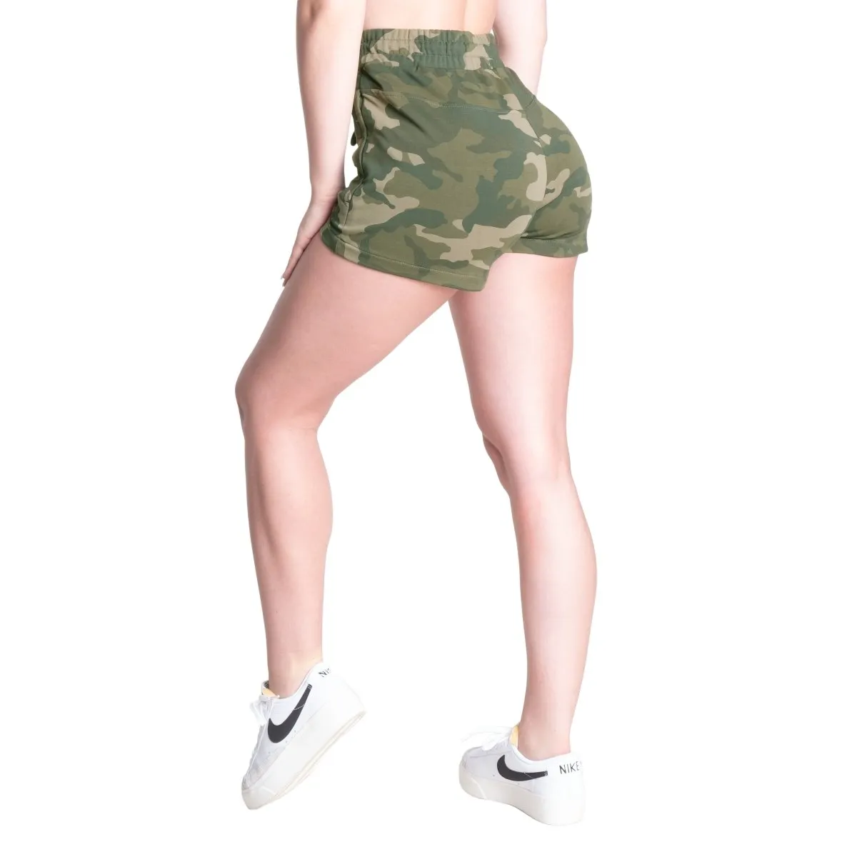 Better Bodies Empire Soft Shorts - Washed Green Camo