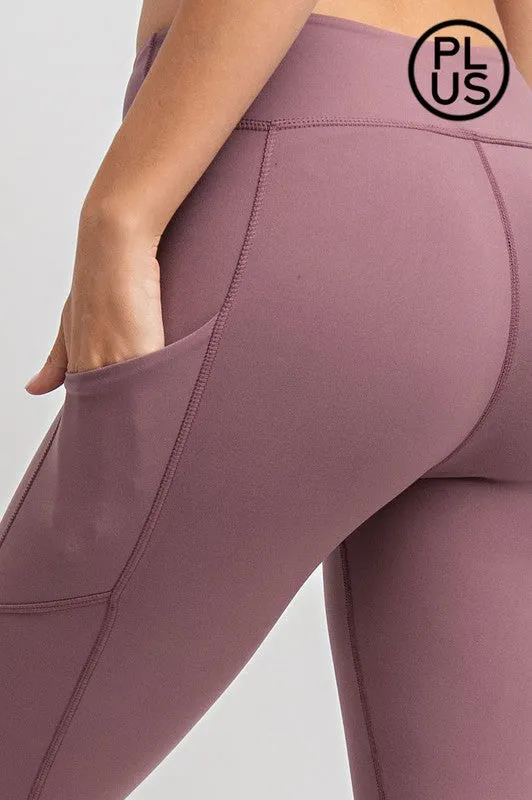 Capri Yoga Pants w/ Pockets - Buttery soft - light athletic hold 8 colors by Rae Mode