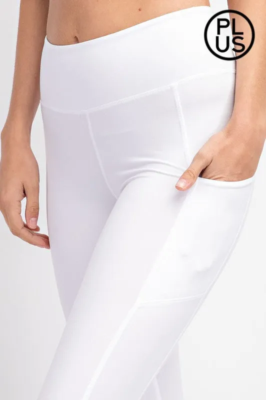 Capri Yoga Pants w/ Pockets - Buttery soft - light athletic hold 8 colors by Rae Mode