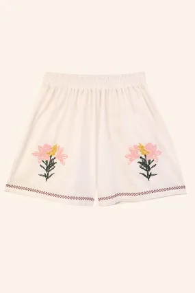 Caspia Shorts Multi Embroidery