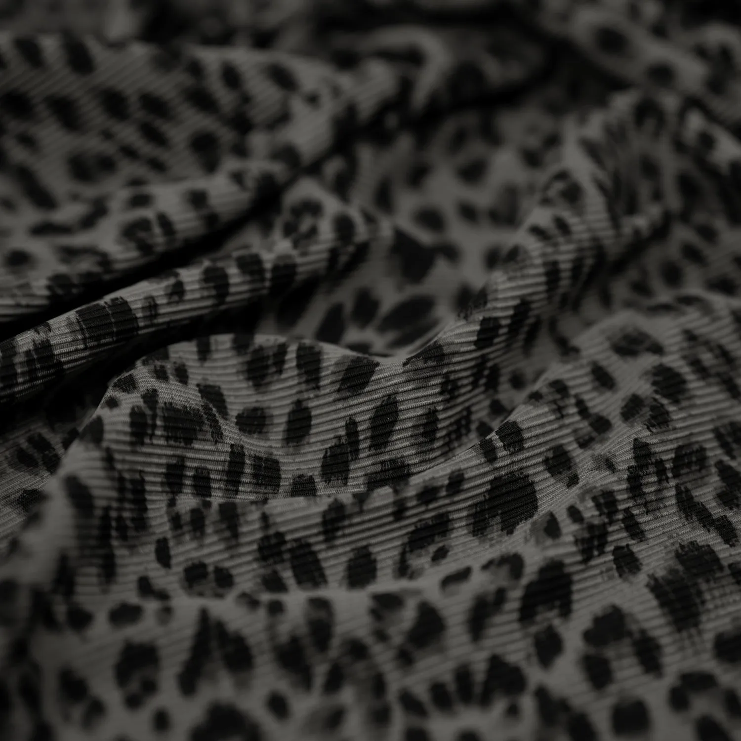 Cheetah Ribbed Fabric | Blue Moon Fabrics