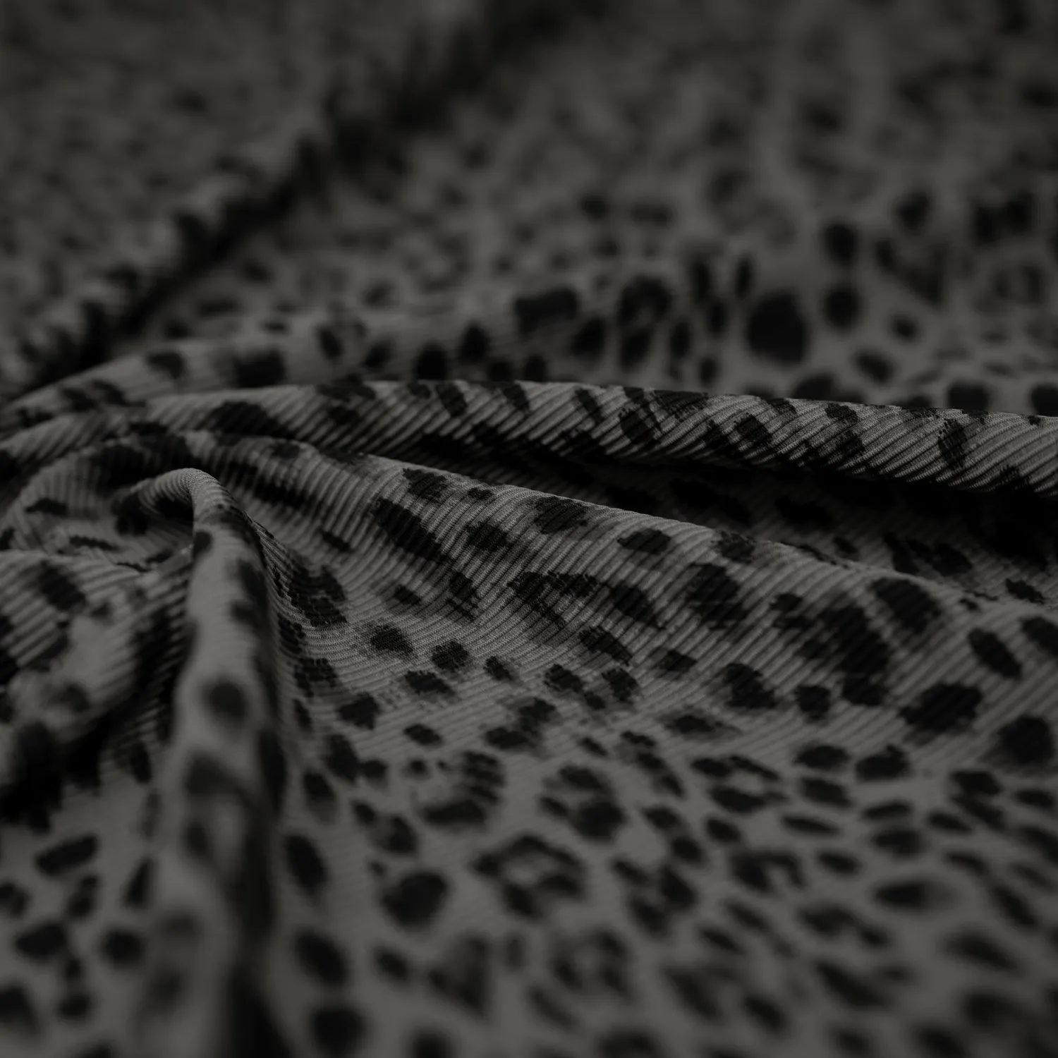 Cheetah Ribbed Fabric | Blue Moon Fabrics