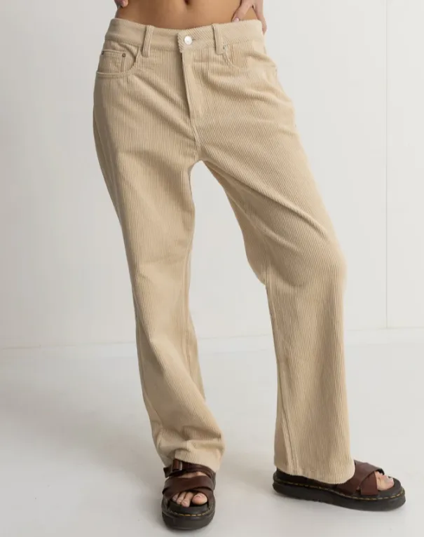 Chloe Low Rise Pant in Cream