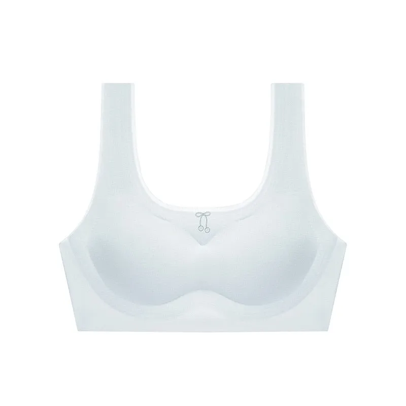 Comfortable Breathable Puberty Girls' Wireless Training Bra