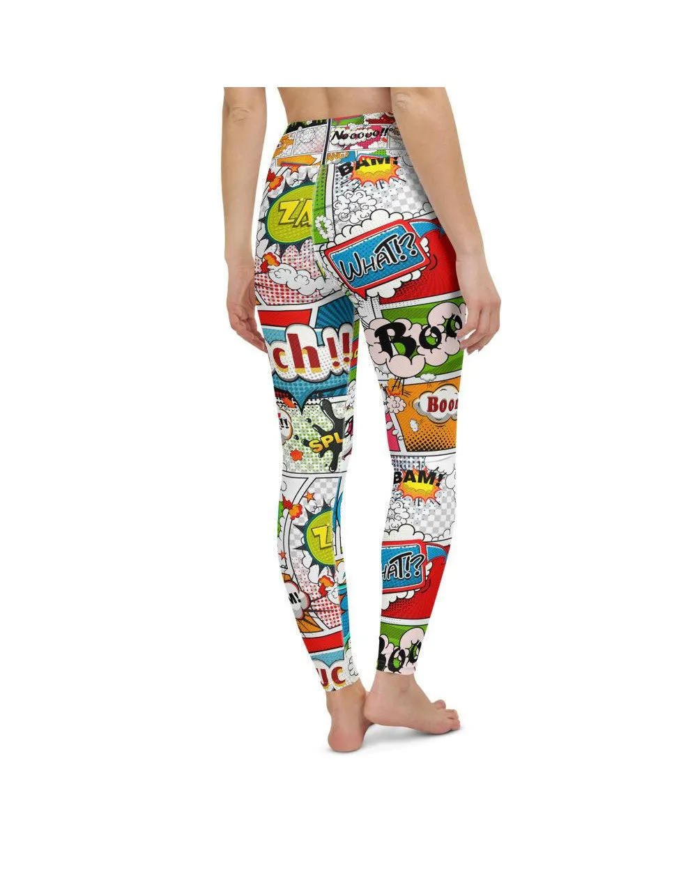 Comic Book Super Hero Yoga Pants