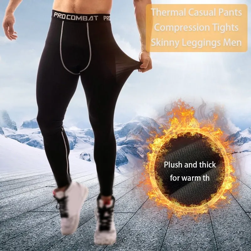 Compression Pants Mens Gym Leggings Sport Training  Pants Men Running Tights Trousers Men Sportswear Dry Quick Fit Jogging Pants