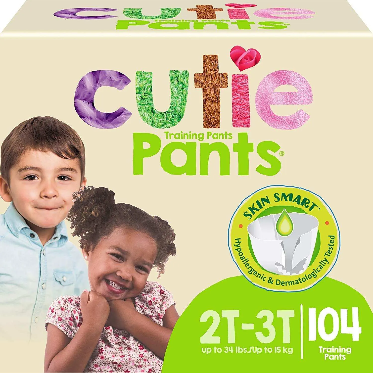 Cuties Potty Training Pants for Girls and Boys - 2T/3T