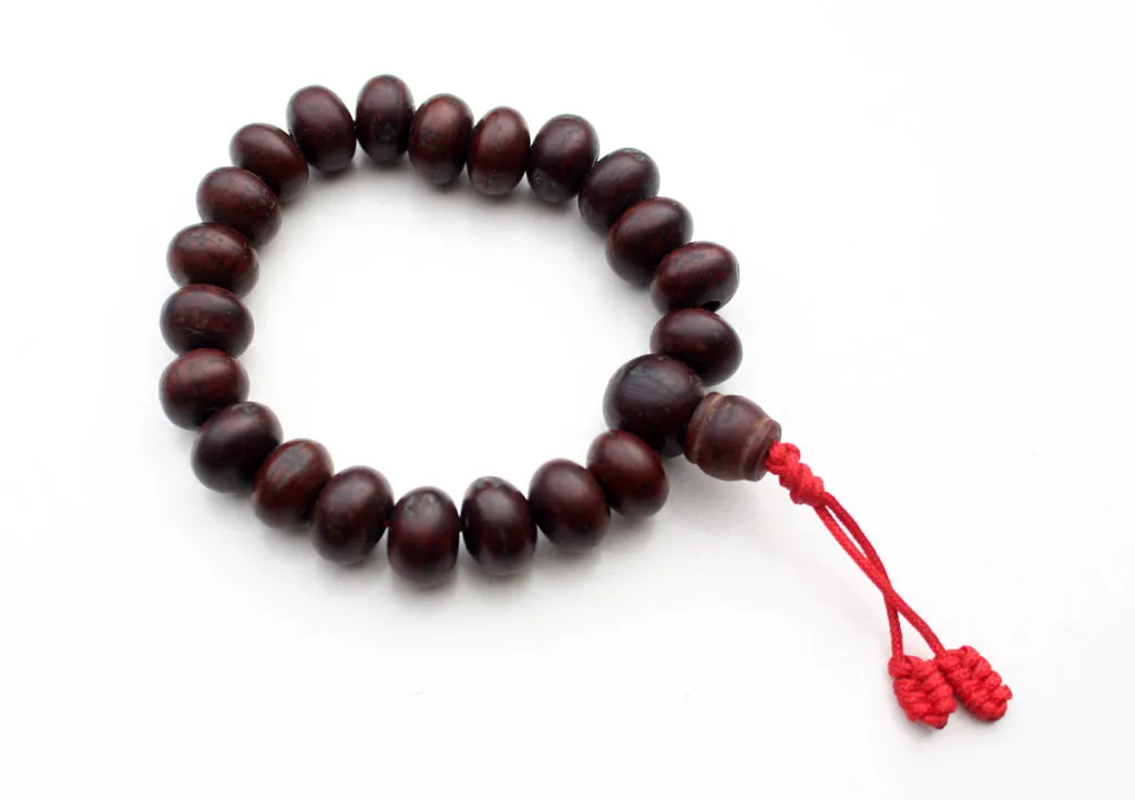 Dark Bodhi Seed Wrist Mala