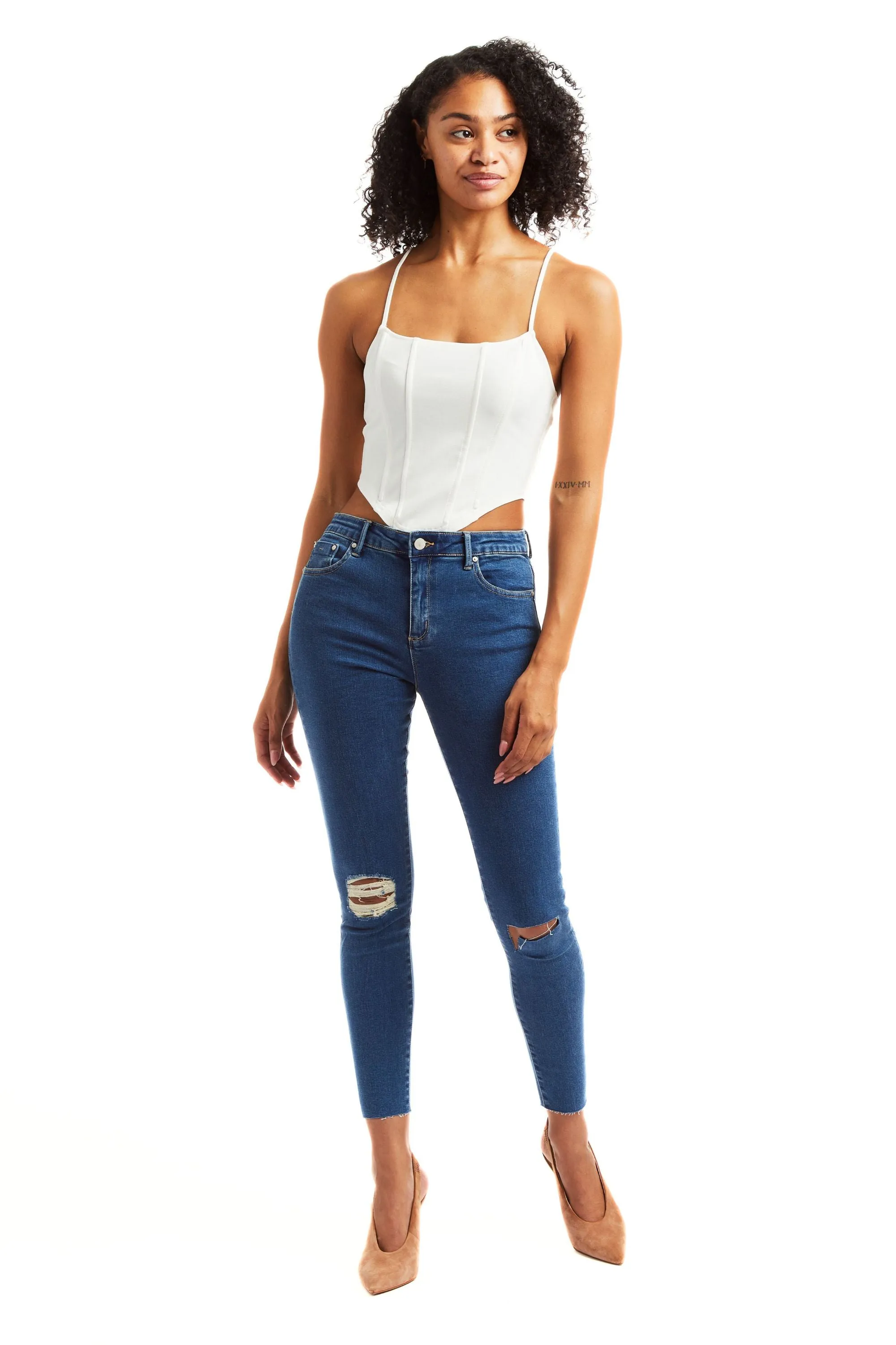 Diane - Skinny With Destroyed Hem