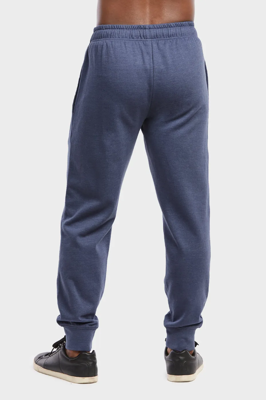 ET TU MEN'S LIGHTWEIGHT FLEECE JOGGER PANTS (SP1120E_NV-MRL)