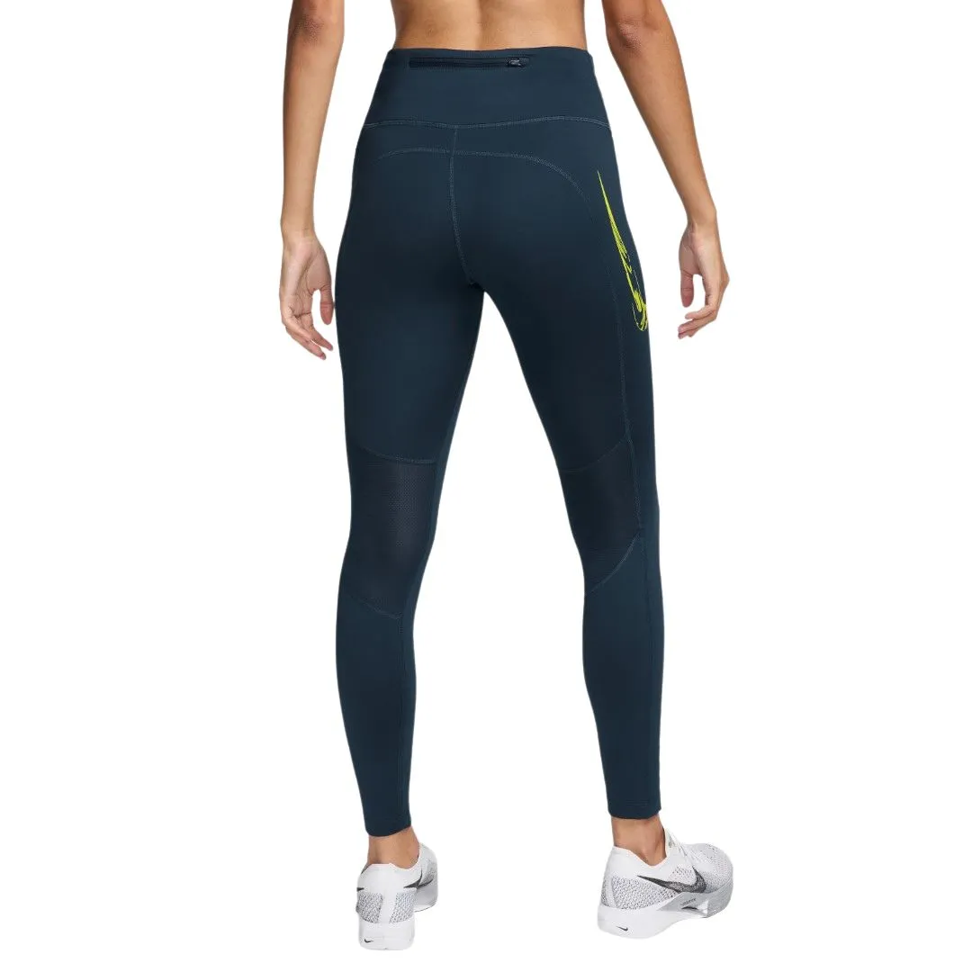 Fast Swoosh 7/8 Mid Rise Running Leggings