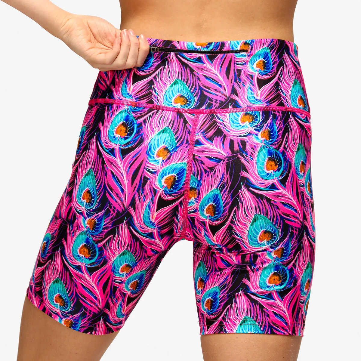 Flamboyant Feathers Running Shorts