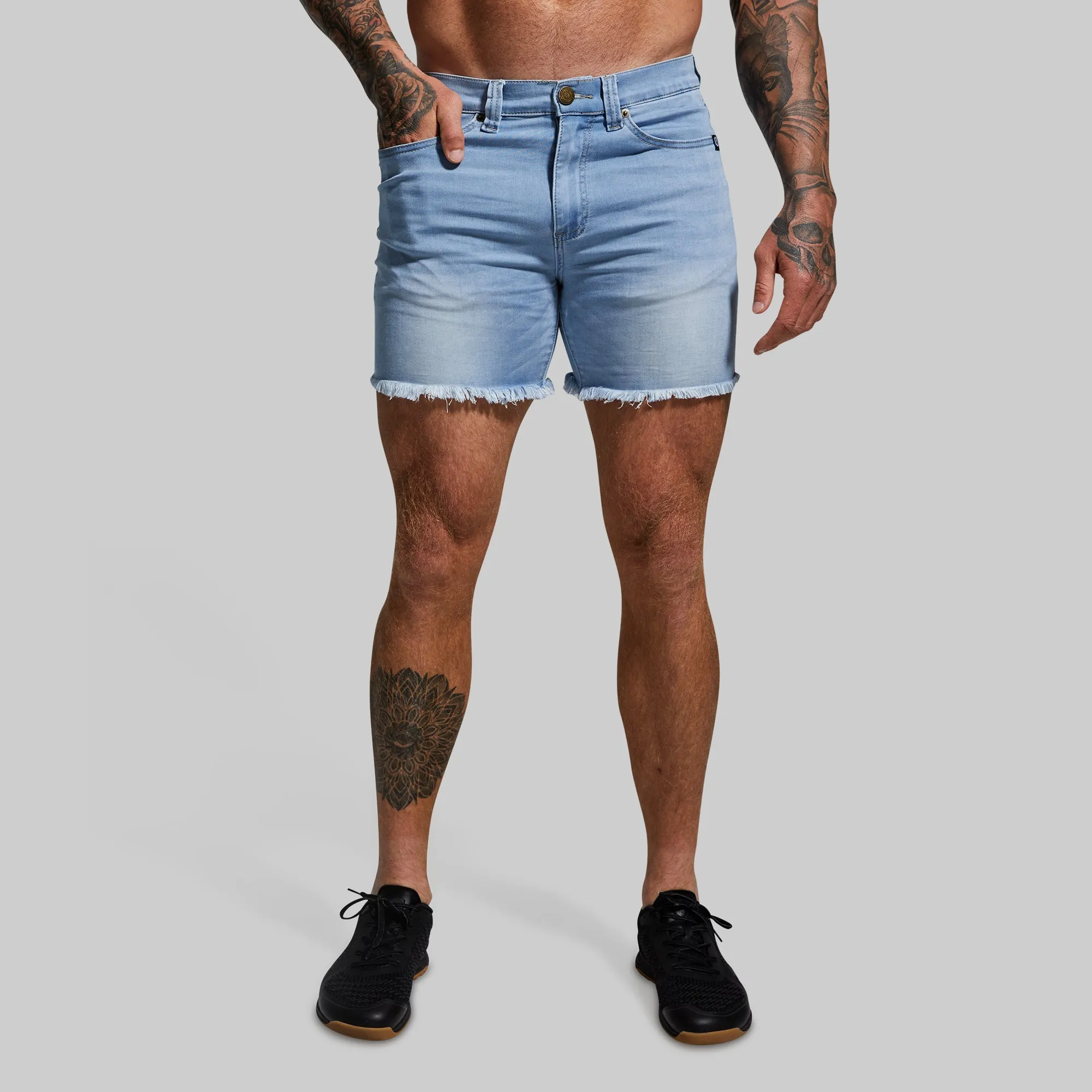 FLEX Stretchy Jort (Denim 6")