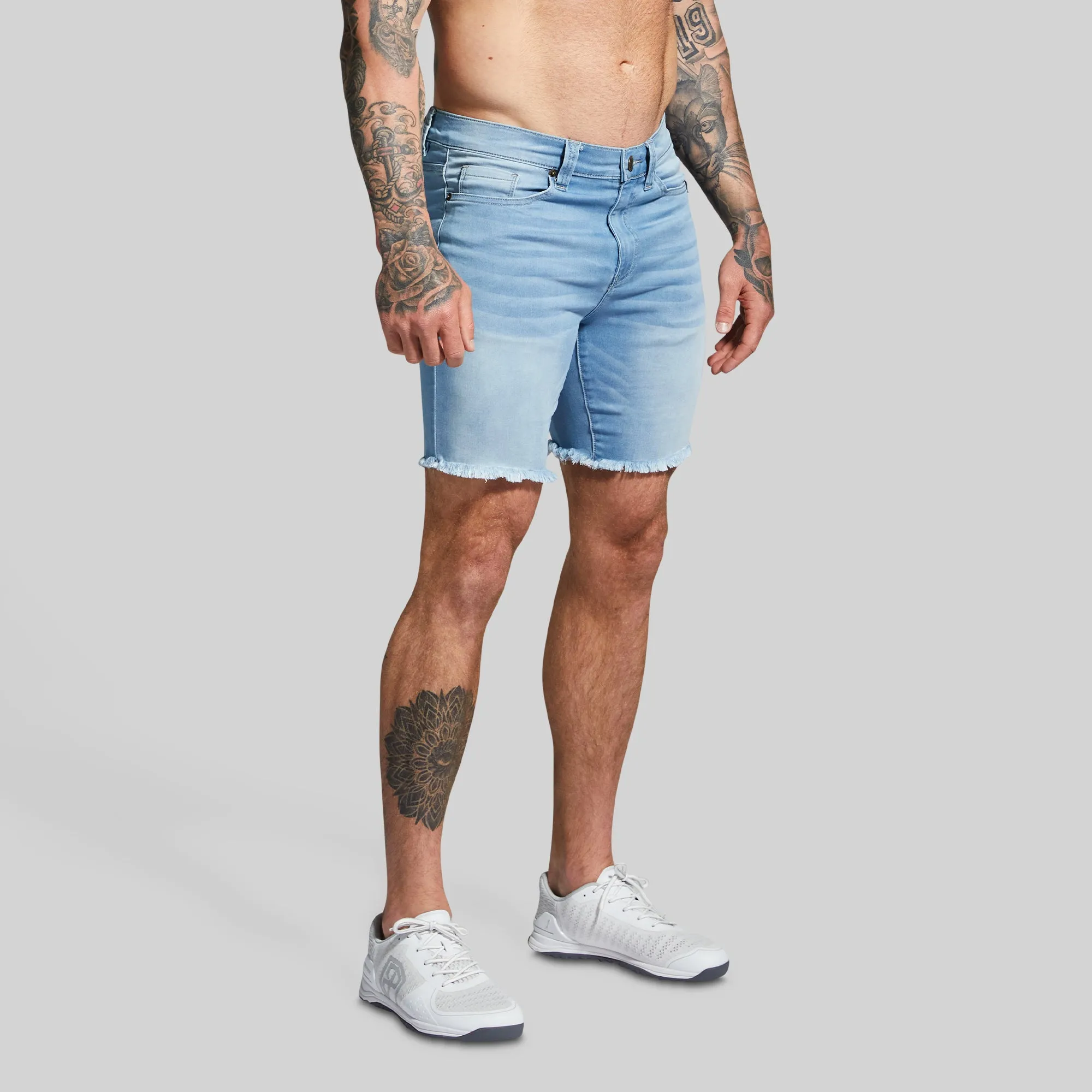 FLEX Stretchy Jort (Denim)