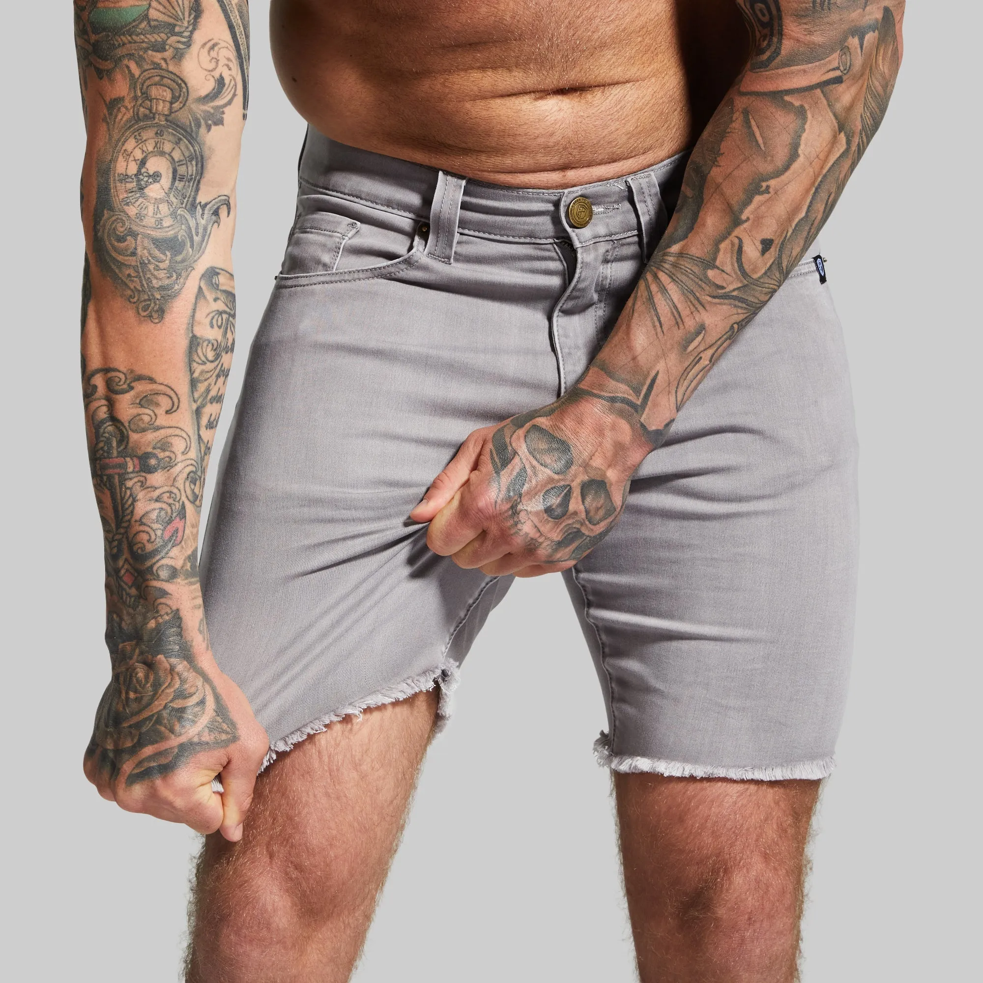 FLEX Stretchy Jort (Grey)