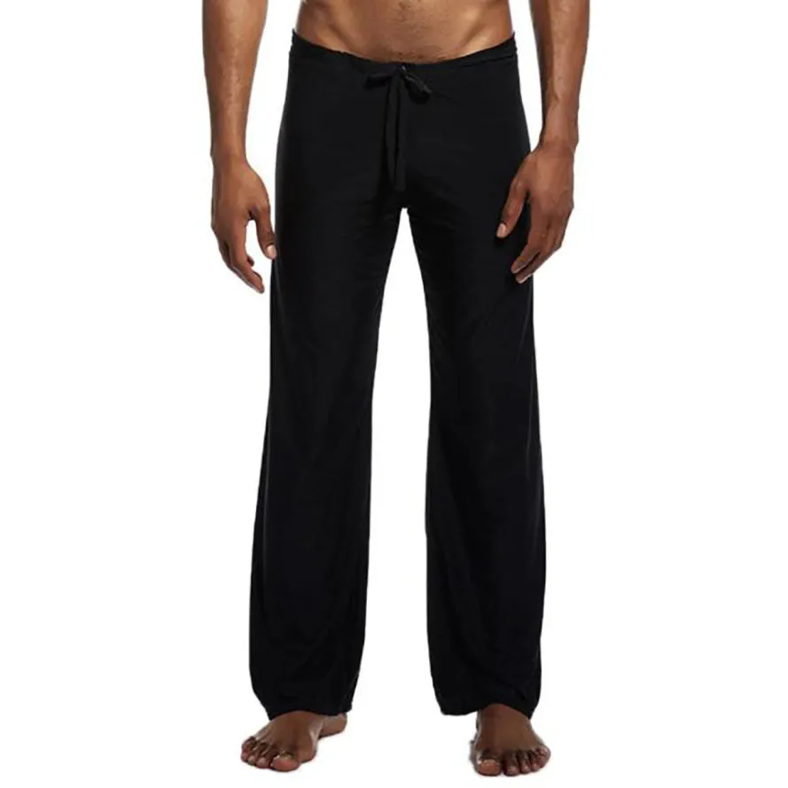 Funki Buys | Pants | Men's Yoga Pants | Tie-up Relaxed Fit Pants