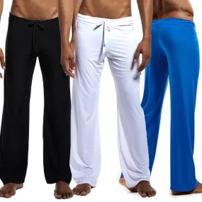 Funki Buys | Pants | Men's Yoga Pants | Tie-up Relaxed Fit Pants