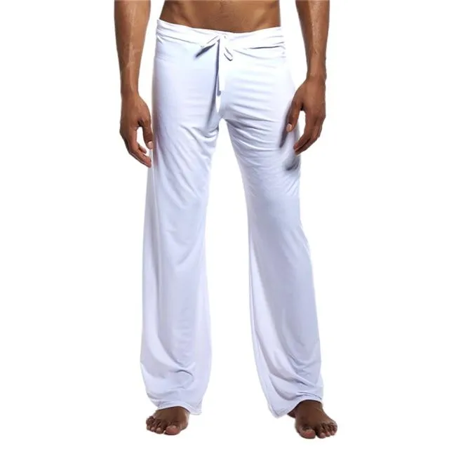 Funki Buys | Pants | Men's Yoga Pants | Tie-up Relaxed Fit Pants