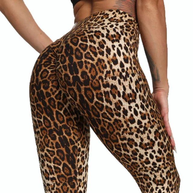 Funki Buys | Pants | Women's Snake Leopard Print Yoga Pants