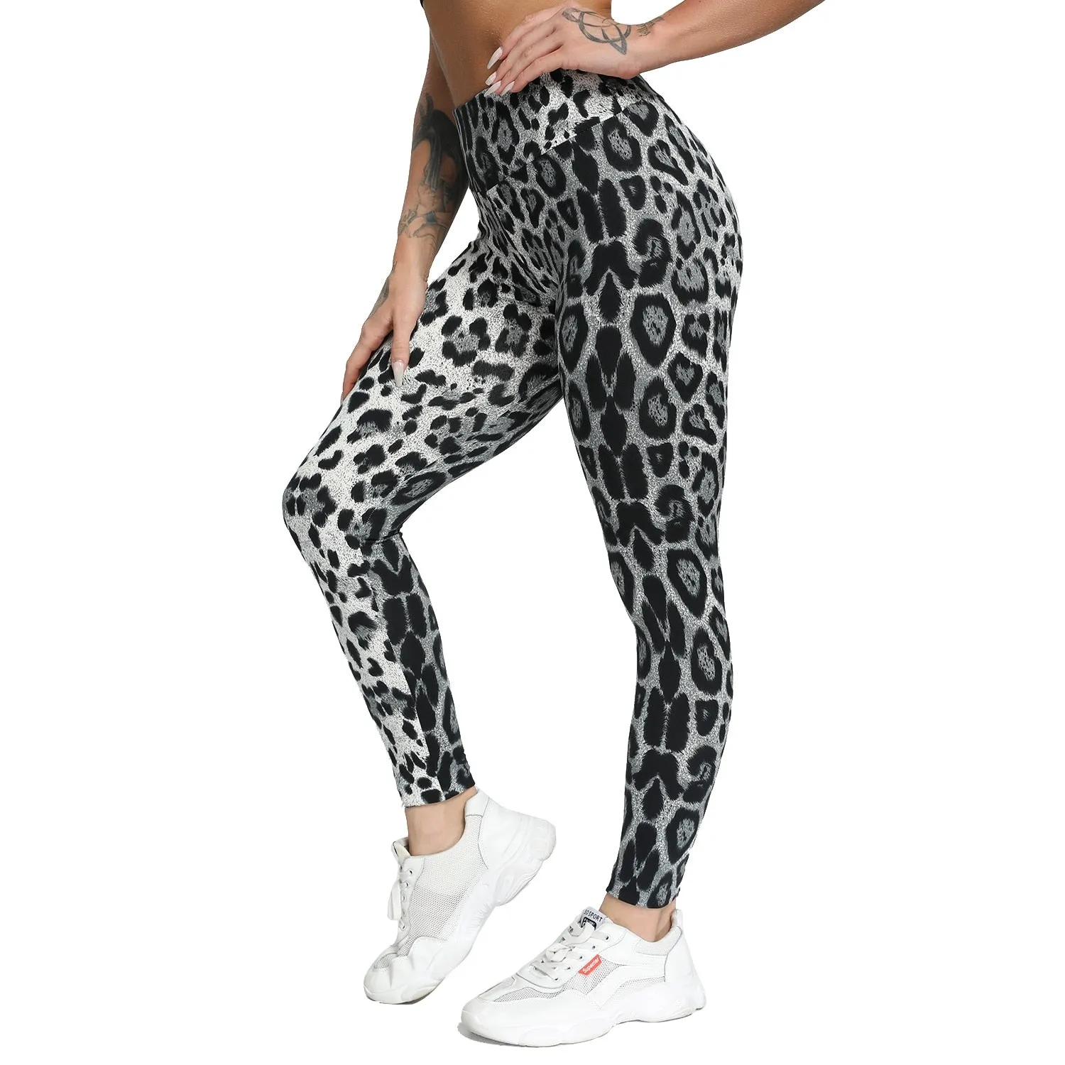 Funki Buys | Pants | Women's Snake Leopard Print Yoga Pants