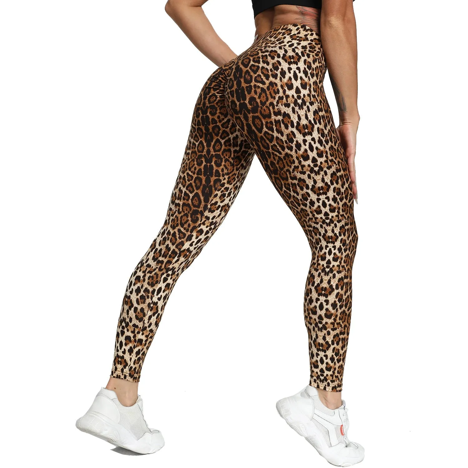 Funki Buys | Pants | Women's Snake Leopard Print Yoga Pants