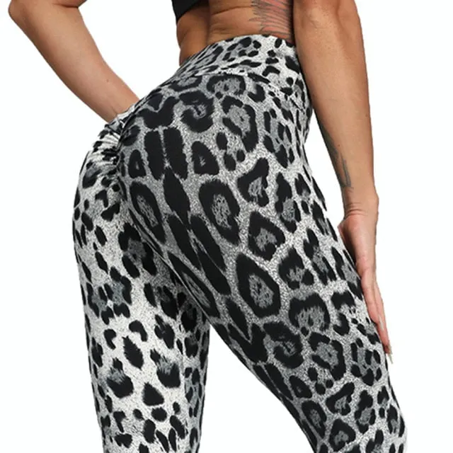 Funki Buys | Pants | Women's Snake Leopard Print Yoga Pants