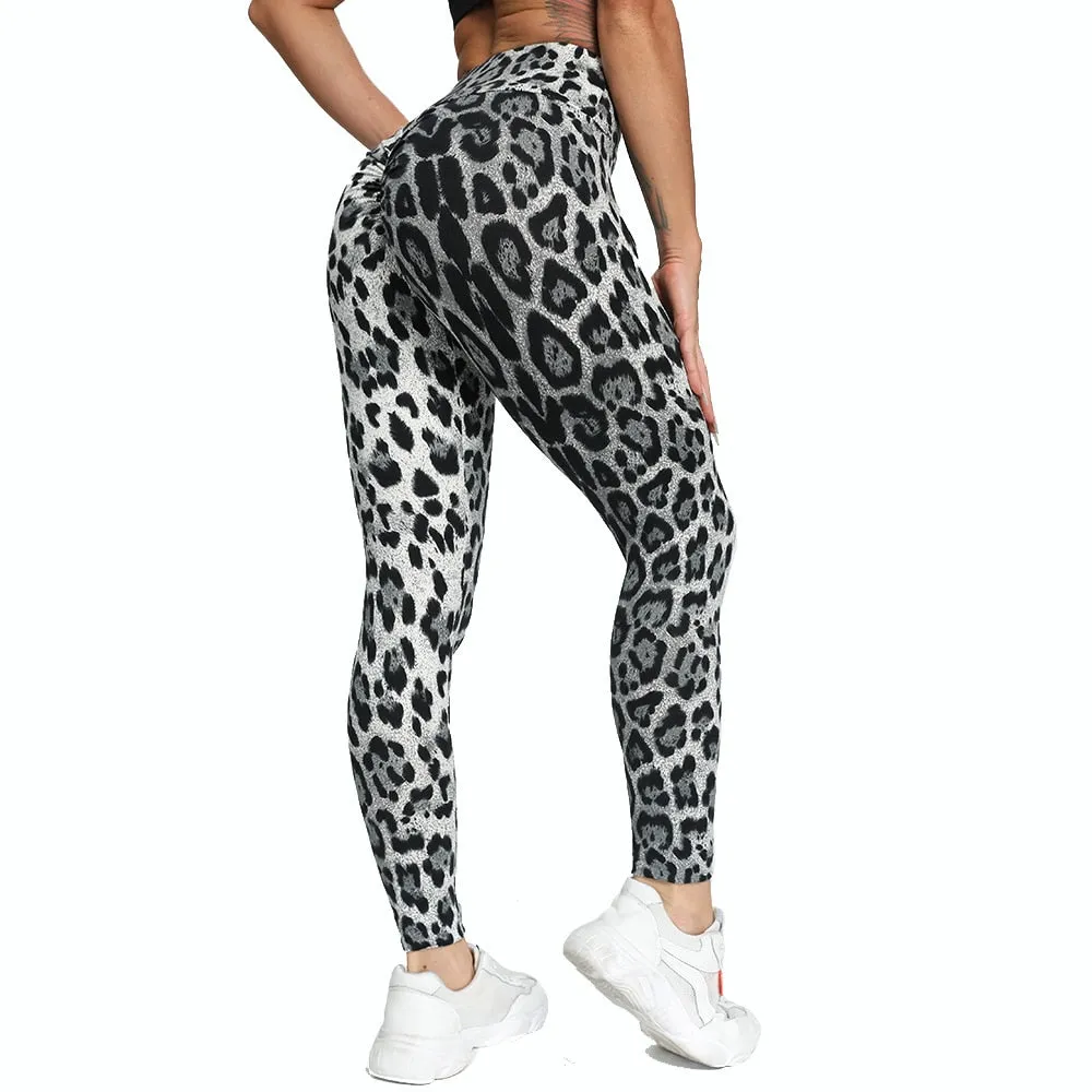 Funki Buys | Pants | Women's Snake Leopard Print Yoga Pants