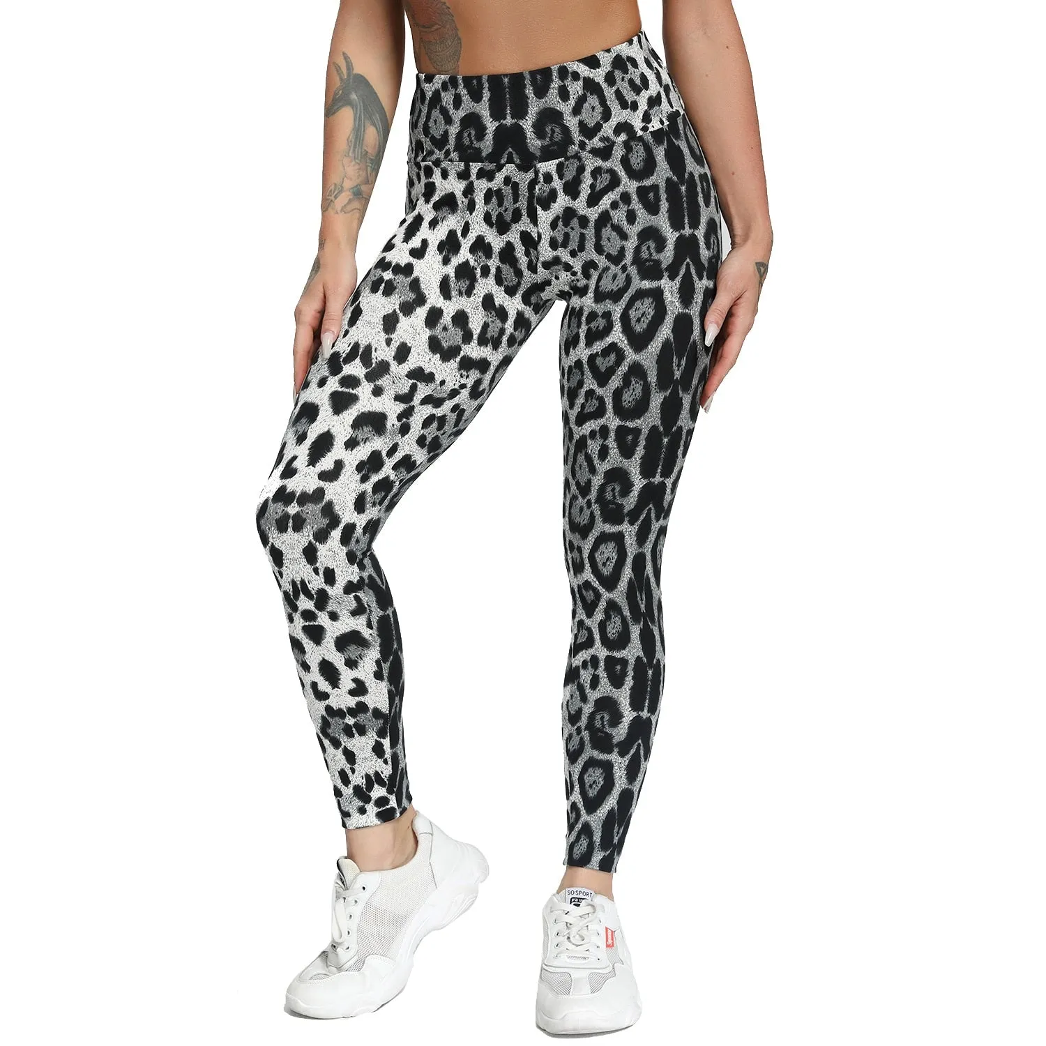 Funki Buys | Pants | Women's Snake Leopard Print Yoga Pants