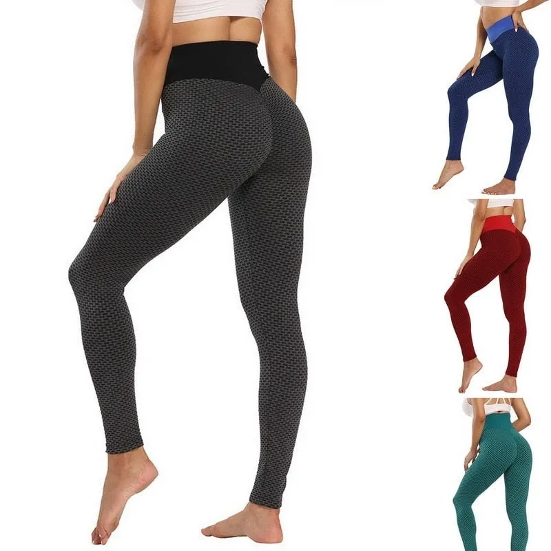 Funki Buys | Pants | Women's Stretch High Waist Yoga Pants