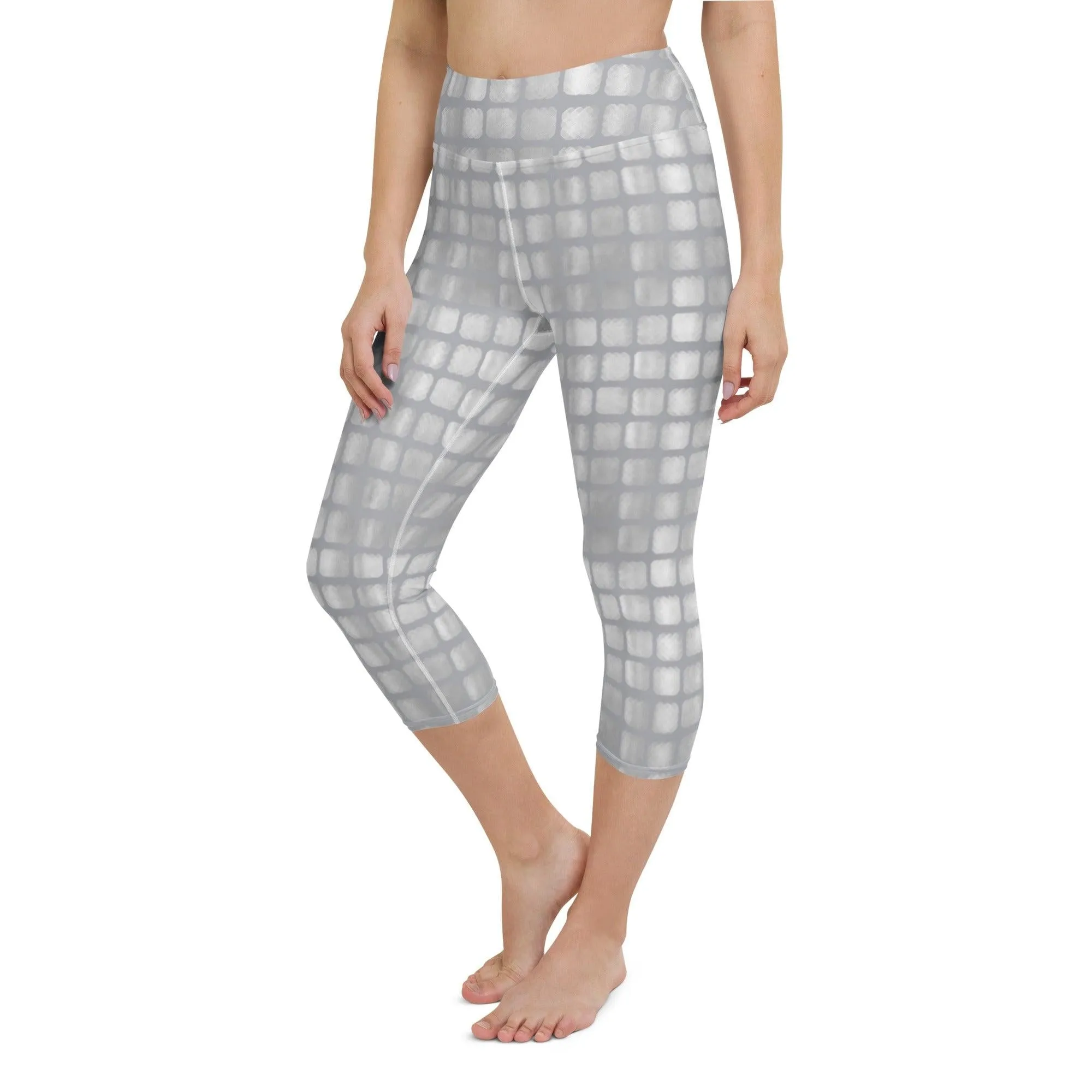 Grey Encounter Women's Capri Yoga Pants