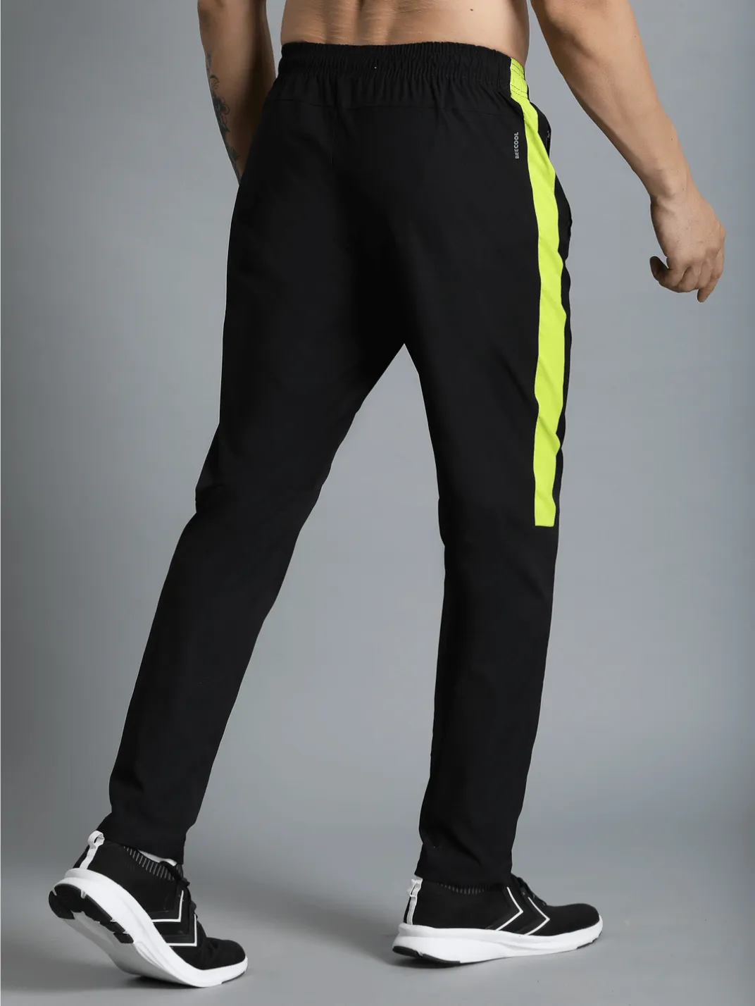 Harold Solid Regular fit Polyester Trackpants for Men with zipper pockets Comfortable Breathable Fabric Stretchable for Everyday Use Ideal for Yoga Training Gym Running or Performance