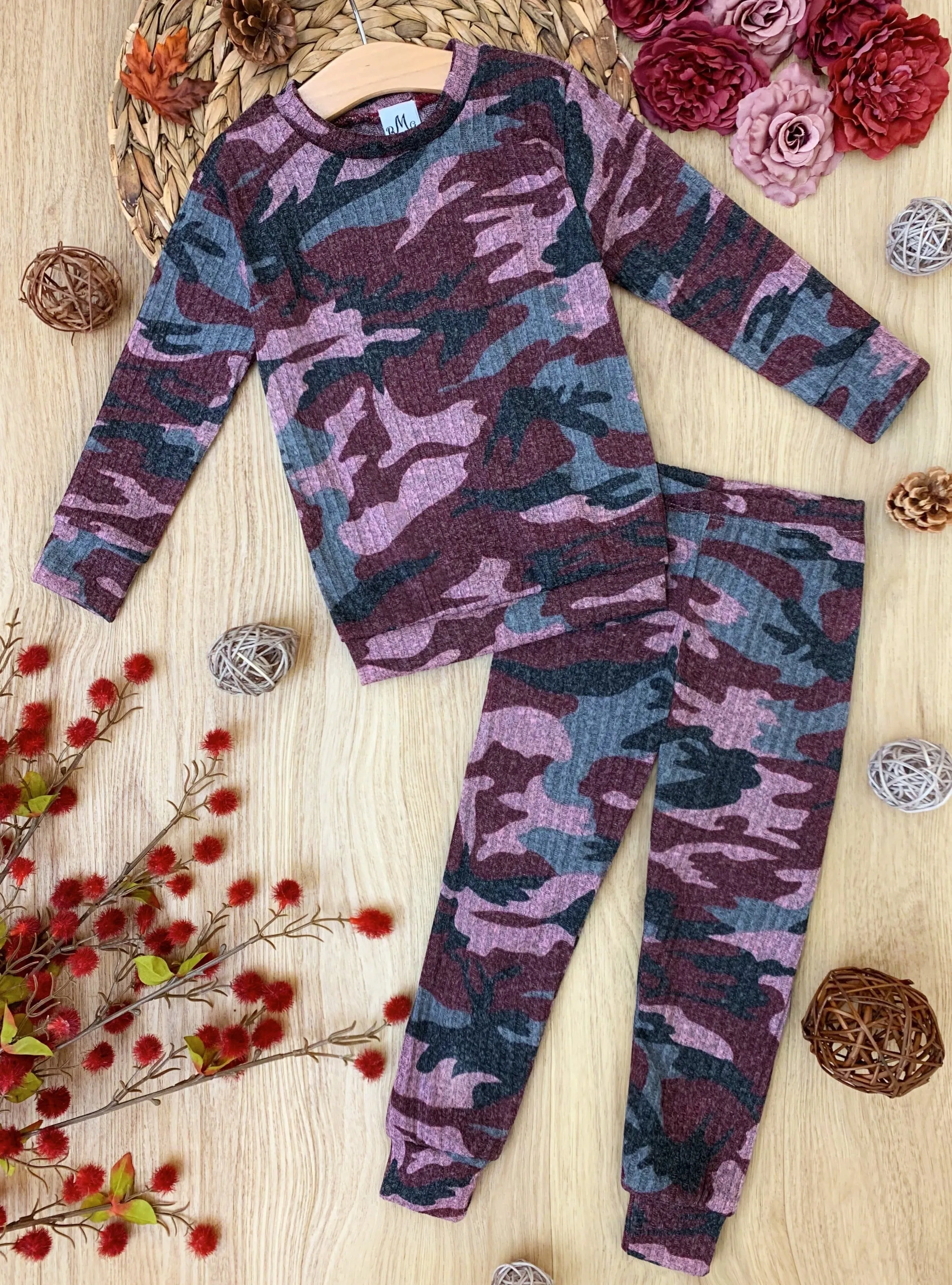 Hide and Seek Camo Jogger Set