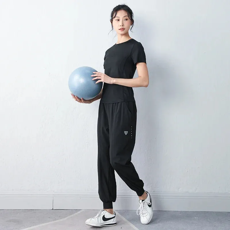 High Waist Pocket Soft Leisure Sweatpants