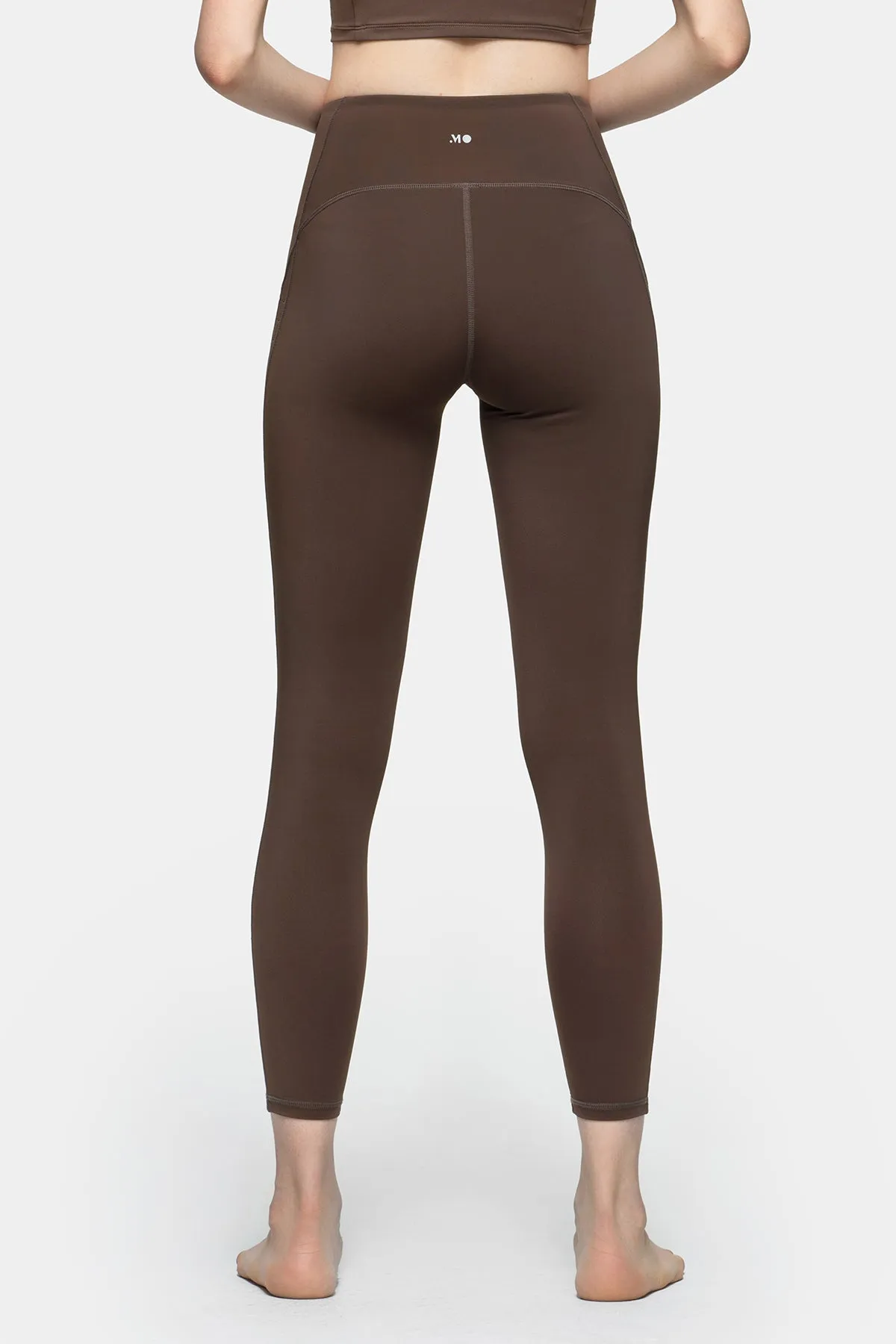 High-waisted Yoga Leggings with Perforated Graphics