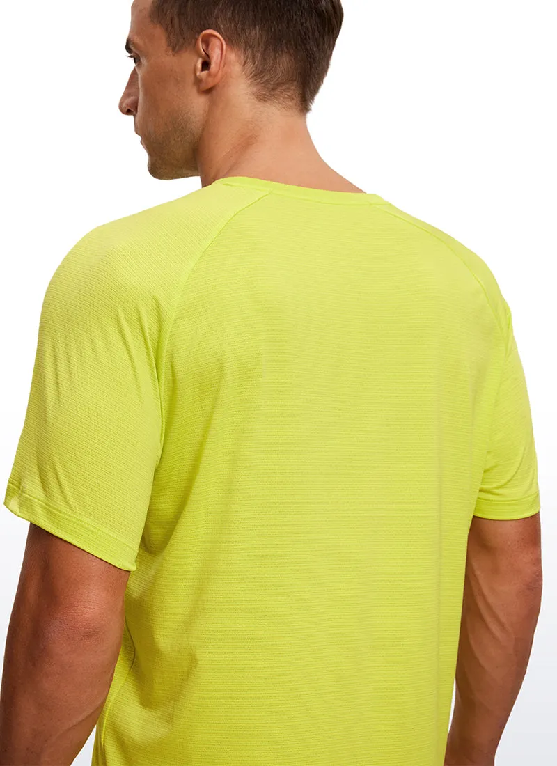 Lightweight Quick Dry Short Sleeves Crew Neck