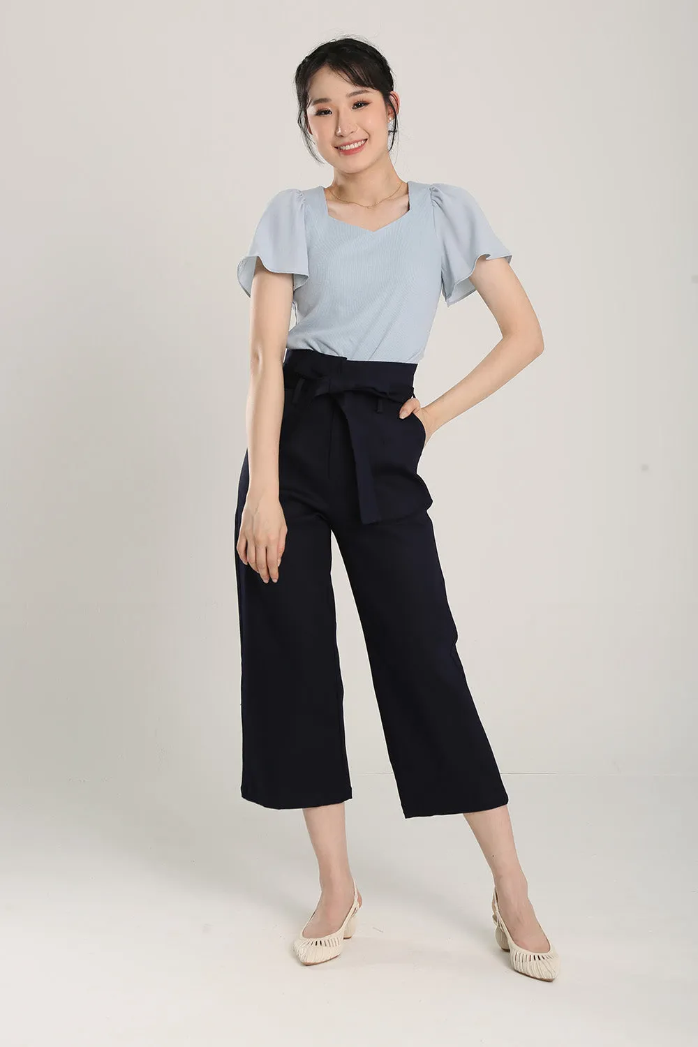 Lithany Denim Pants in Dark Wash