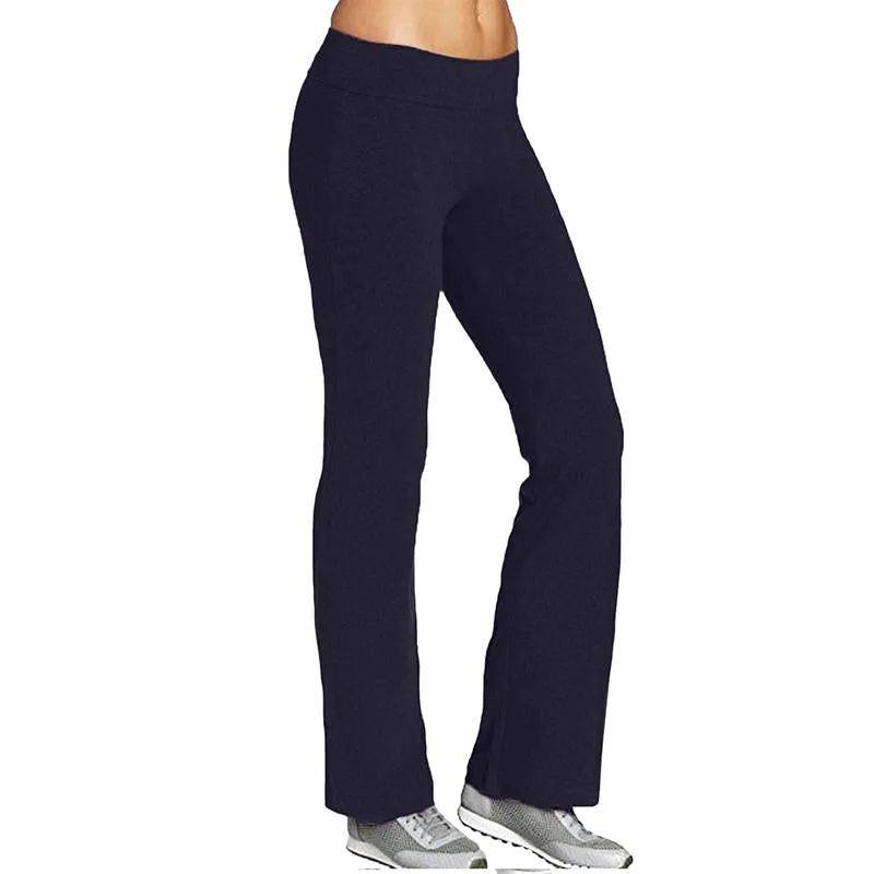 Long Pants Detire Yoga Pants Sport Woman High Waist Loose Causal Elastic