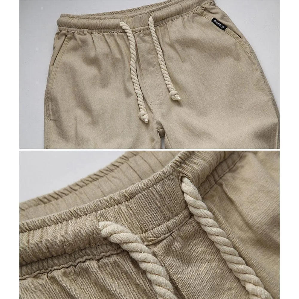 Loose Linen Pants For Men