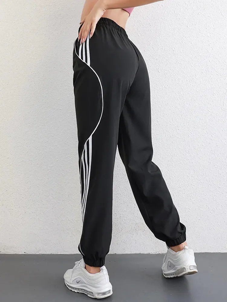 Loose Running Straight Tracksuit Sweatpants