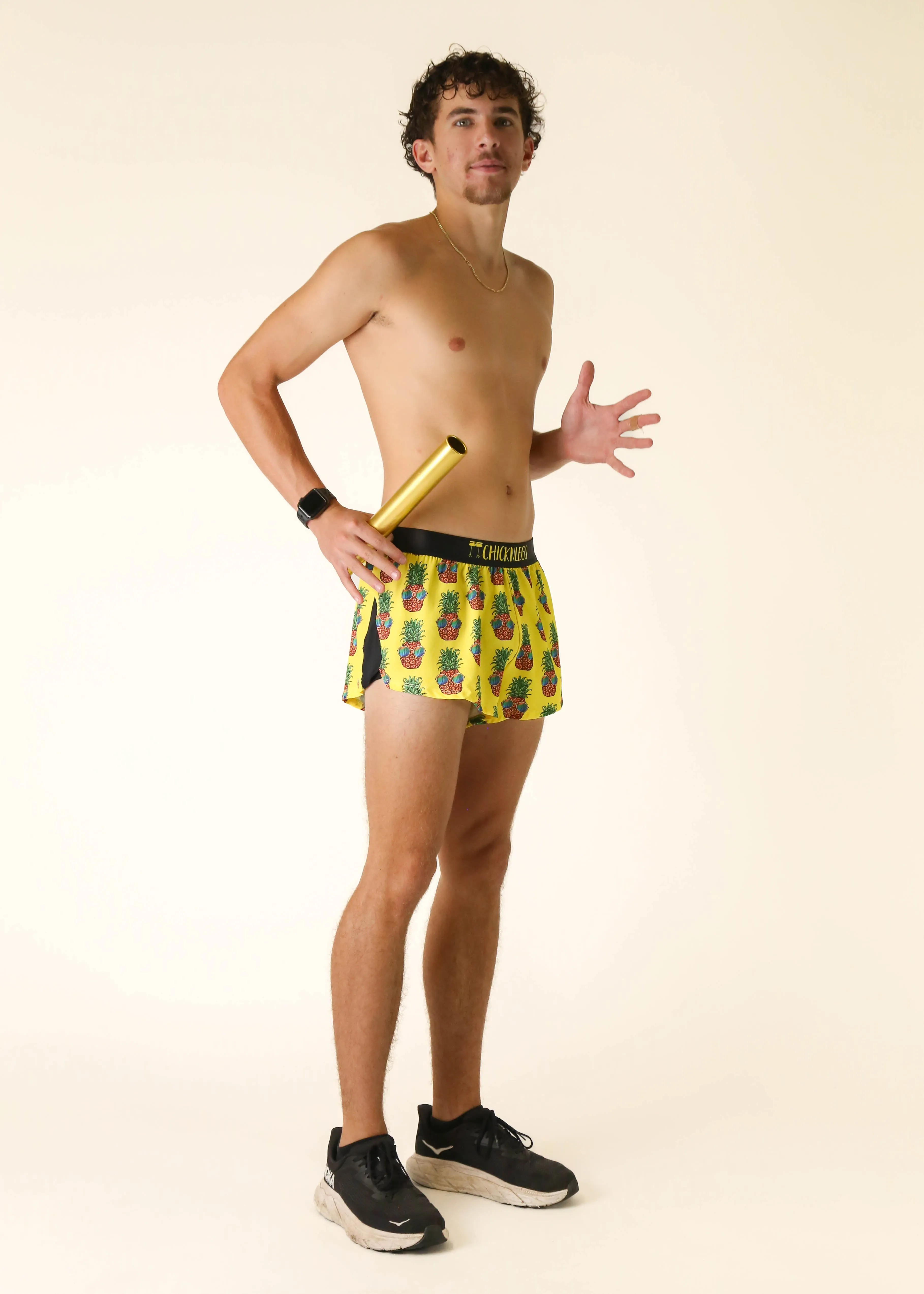 Men's Pineapple Express 2" Split Shorts