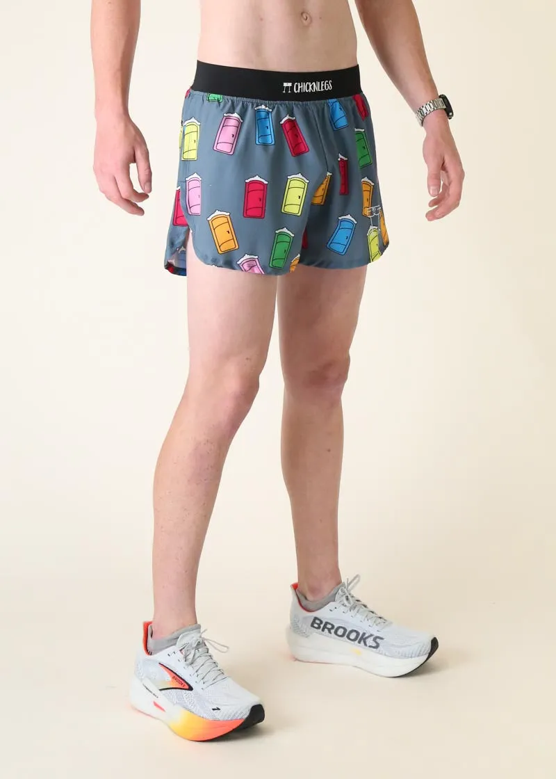 Men's Porta Potty 4" Half Split Shorts