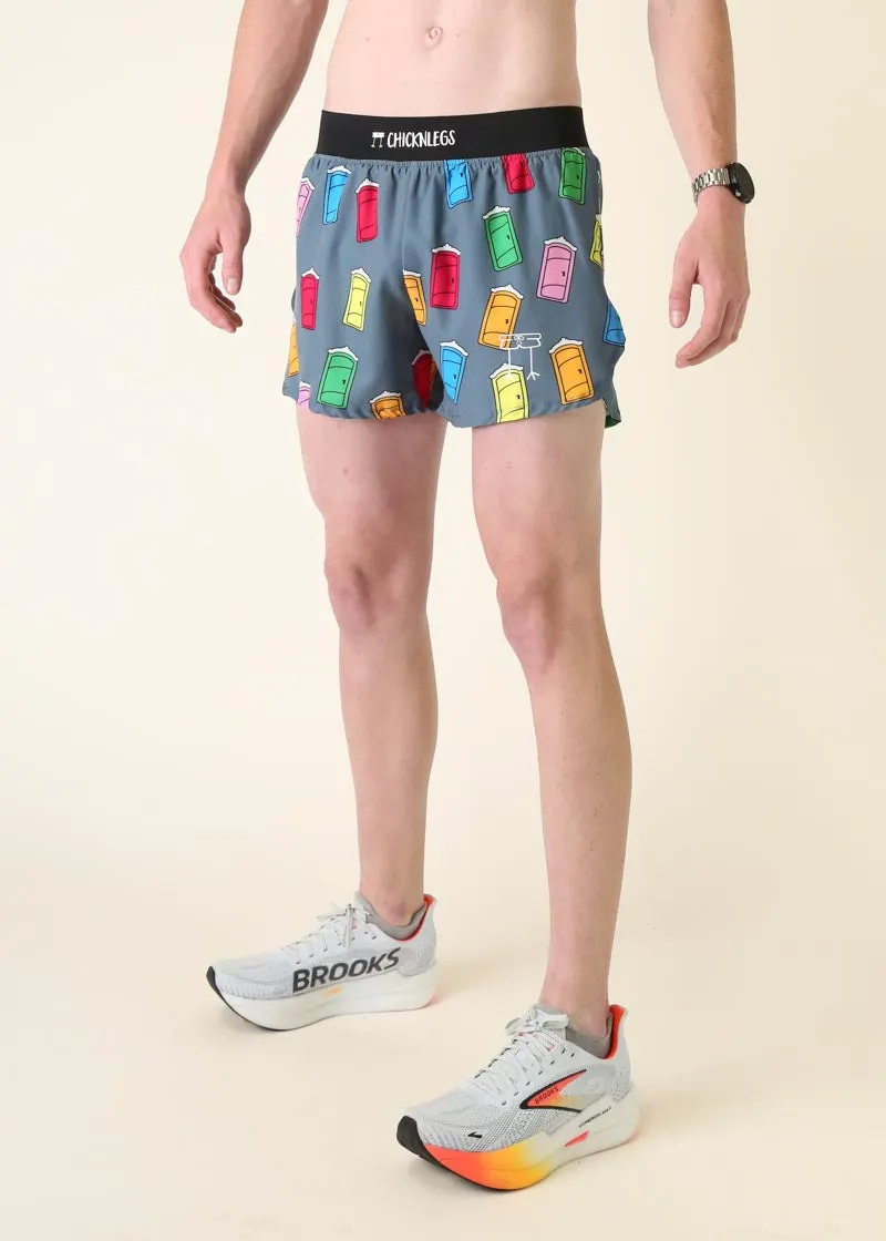 Men's Porta Potty 4" Half Split Shorts