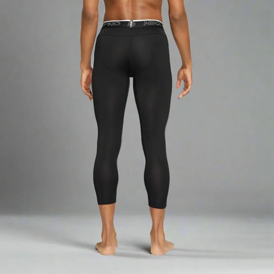 Mens Pro Dri-FIT 3/4 Tights - Black