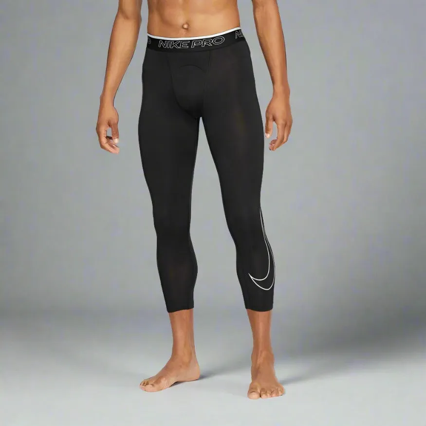 Mens Pro Dri-FIT 3/4 Tights - Black