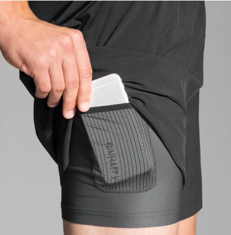 MEN'S SHERPA 7" 2-IN-1 RUNNING SHORTS